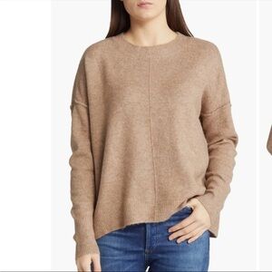 VINCE CAMUTO Tan Front Seam Dolman Sweater Women's Size XXL